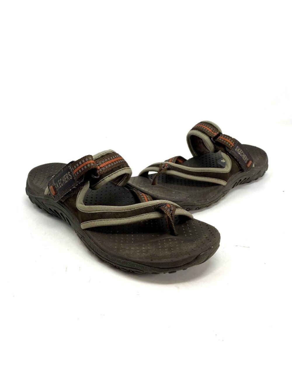 Skechers Sandals Womens 6 Reggae Rasta Roots Brown Sport Outdoor Hiking Active